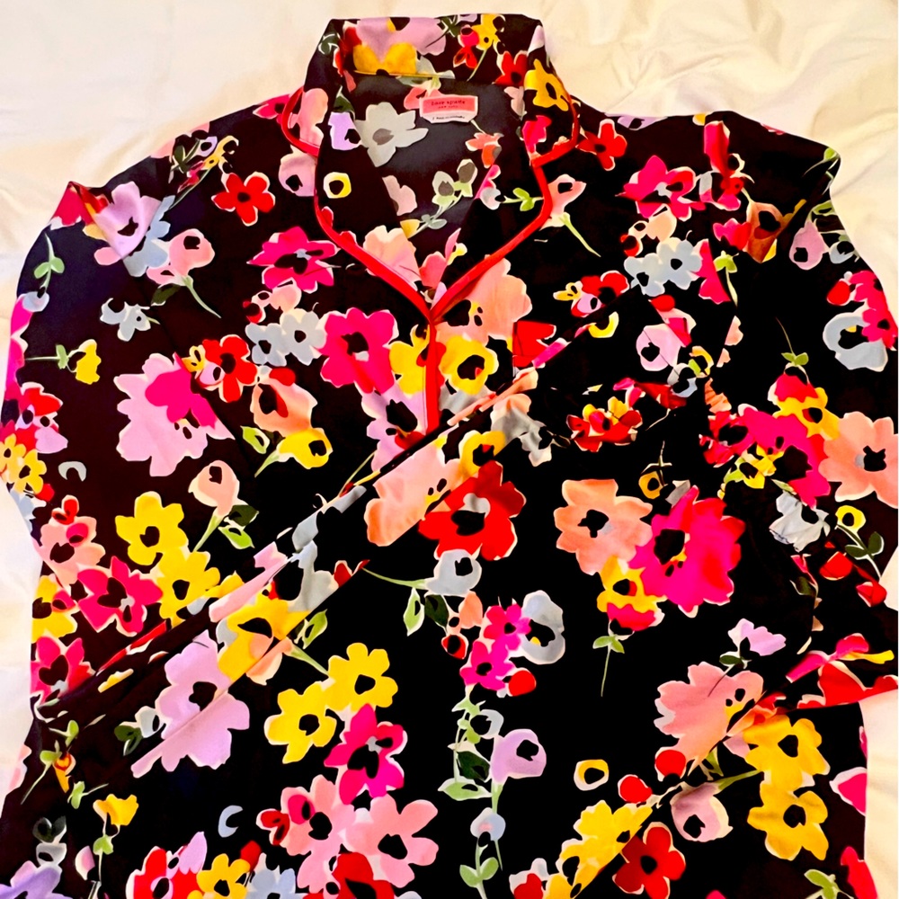 Kate Spade | adorable long sleeve pajama PJ sleep set!! EUC size Small!
